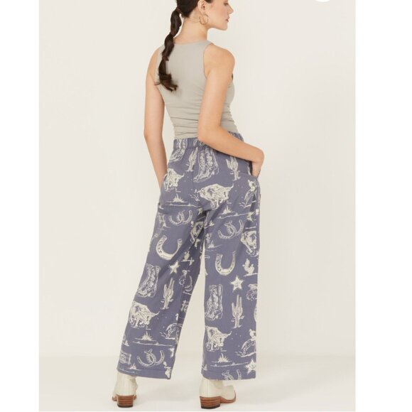 Free People Women's Seaside Rodeo Time Wide Leg Pants - Picture 3 of 4